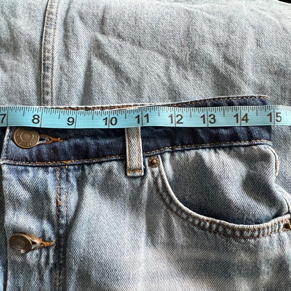 MUNTHE Mid Length Jean Skirt-Button Front Sz 38 (US 8)-Like NEW - Picture 13 of 14